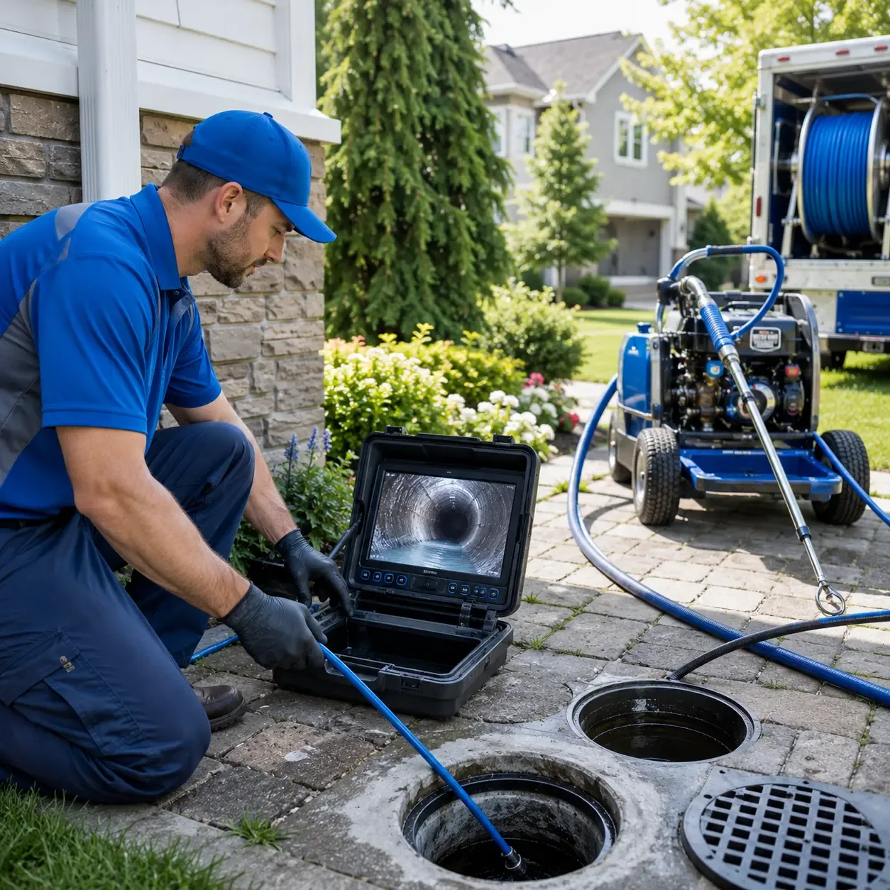 Outdoor drain cleaning professionals serving South Newfane, VT